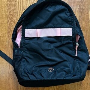 Black and Pink Women's Backpack